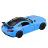 LEAN TOYS Carro desportivo metálico com portas de abrir, luzes e sons, azul, 1:32