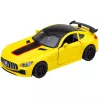 LEAN TOYS Carro desportivo metálico com portas de abrir, luzes e sons, amarelo, 1:32