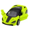 LEAN TOYS Carro desportivo metálico com propulsão, luzes e sons, verde, 1:32
