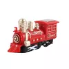 LEAN TOYS Comboio clássico mini a pilhas, locomotiva e vagões com carris, 13 peças