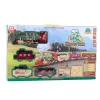 LEAN TOYS Comboio elétrico Classic Train com luzes, sons e efeito de fumo, 24 peças