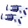 LEAN TOYS Jogo de destreza com alvo de capivara, bolas de velcro e pistolas de brinquedo, 73,5 cm