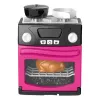 LEAN TOYS Cozinha de brincar com forno, comida, luz, sons, rosa