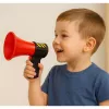 LEAN TOYS Megafone de bombeiro interativo para crianças com efeitos sonoros