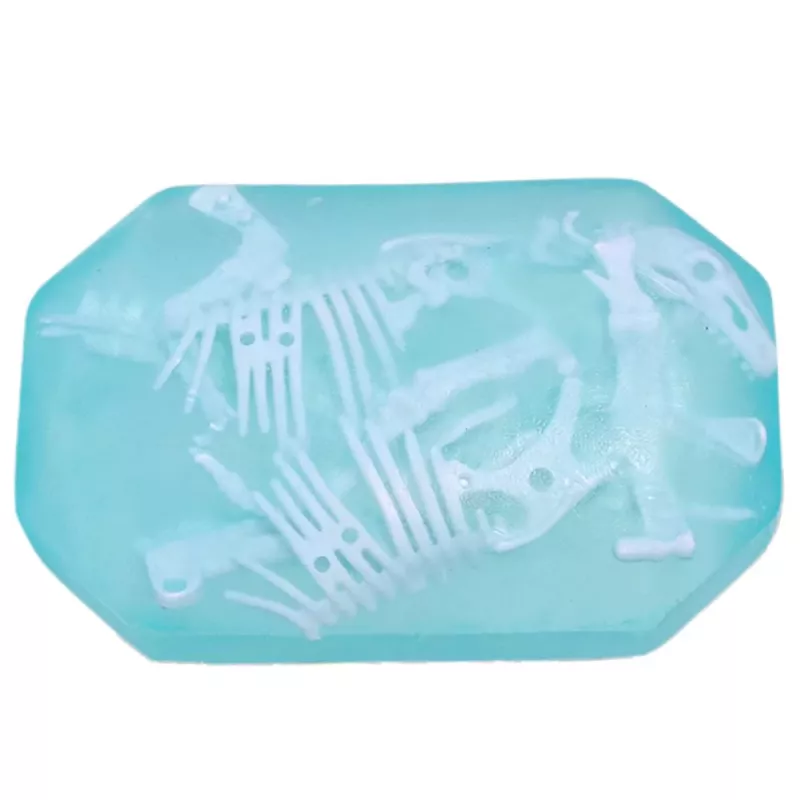 LEAN TOYS Conjunto criativo 2 em 1: fabrico de sabão, escavação de dinossauro