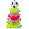 LEAN TOYS Puzzle piramidal educativo com autocolantes, 13 níveis, colorido