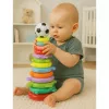 LEAN TOYS Puzzle piramidal educativo com autocolantes, 13 níveis, colorido