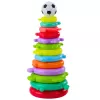 LEAN TOYS Puzzle piramidal educativo com autocolantes, 13 níveis, colorido