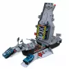 LEAN TOYS Conjunto militar porta-aviões, base militar, aviões de combate, veículos, luz e som
