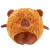LEAN TOYS Bola saltitante capivara de peluche crescente, castanha, bomba, 50 cm