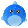 LEAN TOYS Bola saltitante tubarão azul de peluche crescente, bomba, 50 cm