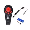 LEAN TOYS Locomotiva telecomandada RC, luzes, sons, fumo, 22 peças