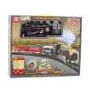 LEAN TOYS Locomotiva telecomandada RC, luzes, sons, fumo, 22 peças