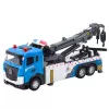 LEAN TOYS Camião grua veículo reboque cabina metálica luzes sons