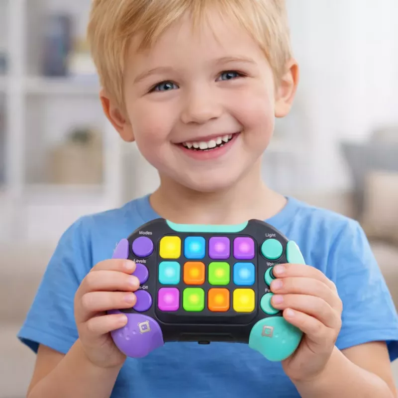 LEAN TOYS Consola de jogos eletrónica educativa Arcade com 11 modos de jogo
