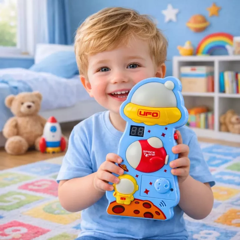 LEAN TOYS Painel interativo sensor de altura luz e sons