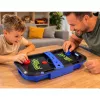 LEAN TOYS Mesa de air hockey jogo de destreza para crianças discos 43x26 cm