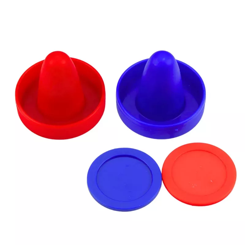 LEAN TOYS Mesa de air hockey jogo de destreza para crianças discos 43x26 cm