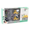 LEAN TOYS Conjunto de semáforos, radar, tapete, veículos de obra, luz e som