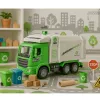 LEAN TOYS Camião do lixo City luzes e sons verde