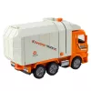 LEAN TOYS Camião do lixo City luzes e sons laranja