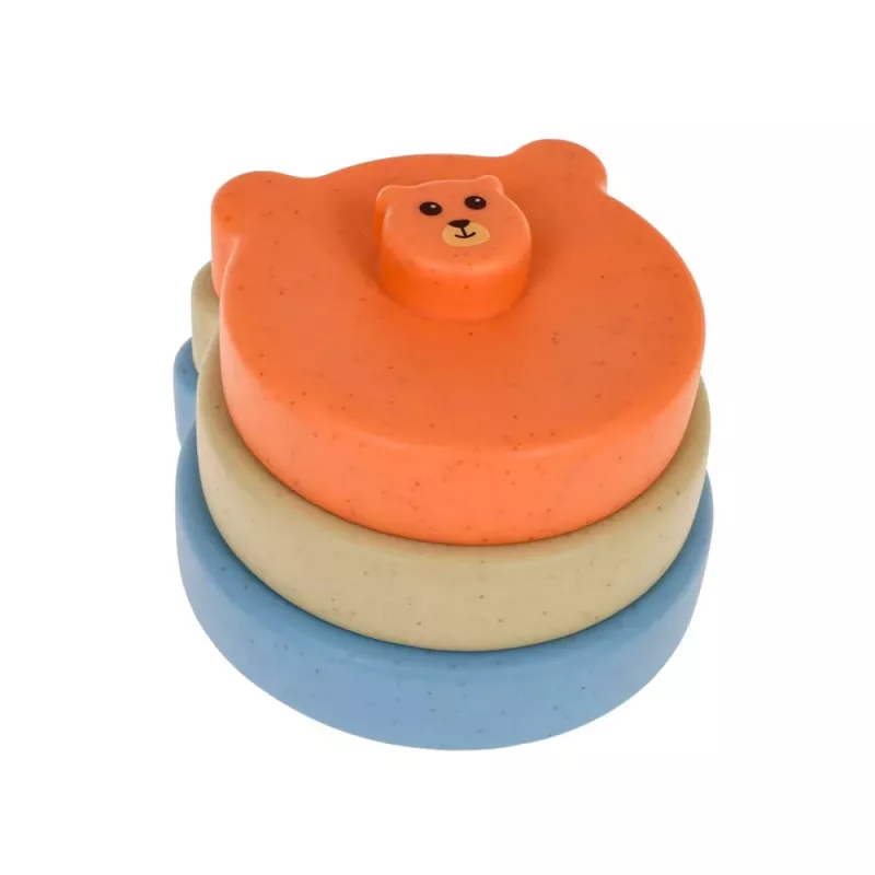 LEAN TOYS Conjunto de blocos sensoriais educativos macios ECO borracha animais 18 unid.