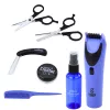 LEAN TOYS Conjunto de pequeno barbeiro máquina de cortar cabelo tesoura acessórios 10 peças