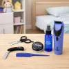 LEAN TOYS Conjunto de pequeno barbeiro máquina de cortar cabelo tesoura acessórios 10 peças