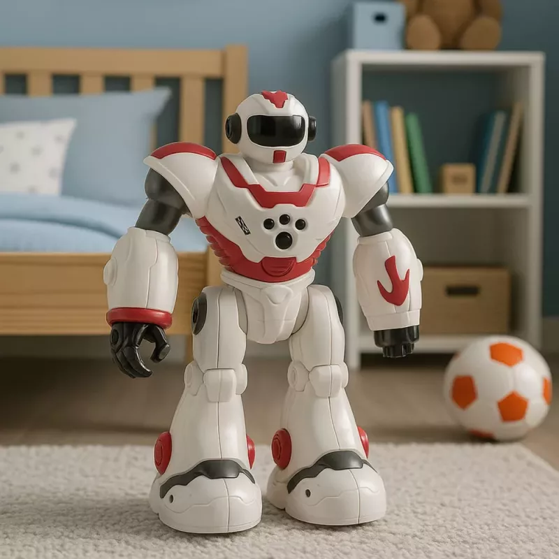 LEAN TOYS Robô RC interativo com controlo remoto 16 funções luzes e sons rosa