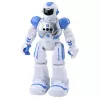 LEAN TOYS Robô educativo com controlo remoto RC fala dança luzes e sons azul