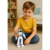 LEAN TOYS Robô educativo com controlo remoto RC fala dança luzes e sons azul