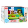 LEAN TOYS Brinquedo educativo interativo para crianças pequenas - animais da quinta pop-up