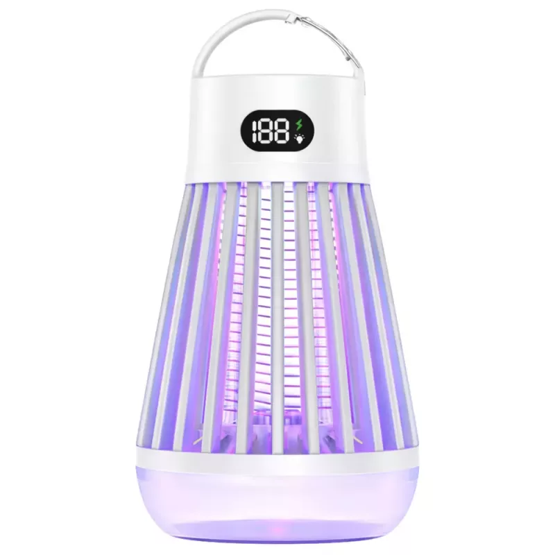 LEAN Lâmpada elétrica mata-mosquitos luz UV branca 20W 80m²