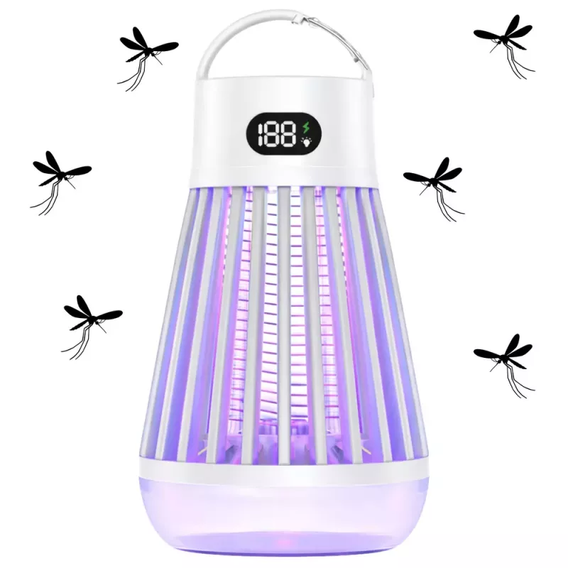 LEAN Lâmpada elétrica mata-mosquitos luz UV branca 20W 80m²