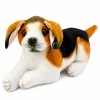 LEAN TOYS Peluche cão beagle, peluche, cão macio, 25 cm