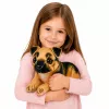 LEAN TOYS Peluche cão pastor alemão peluche 25 cm