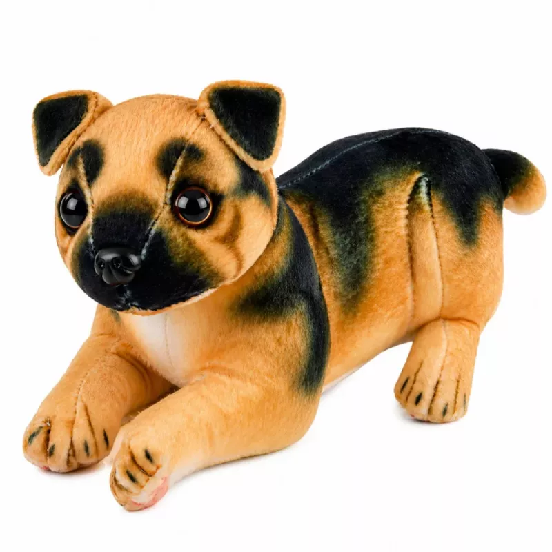 LEAN TOYS Peluche cão pastor alemão peluche 25 cm