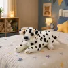 LEAN TOYS Peluche cão dálmata peluche cão macio 25 cm