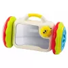 LEAN TOYS Espelho de fuga brinquedo educativo interativo para crianças pequenas chocalho