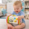 LEAN TOYS Espelho de fuga brinquedo educativo interativo para crianças pequenas chocalho
