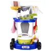 LEAN TOYS Conjunto de limpeza para crianças com carrinho, aspirador interativo e acessórios