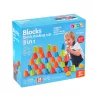 LEAN TOYS Jogo educativo de destreza Fast Cups 3em1 bolas copos 38 peças