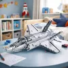 LEAN TOYS Avião de combate F-35 Lightning II blocos de construção cinzento 1490 peças