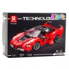 LEAN TOYS Blocos de construção carro de corrida FXX-K vermelho 360 peças
