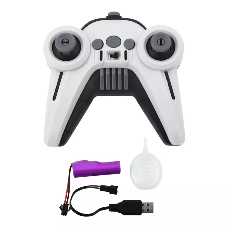 LEAN TOYS Carro acrobático com controlo remoto RC luzes fumo drift 360° azul