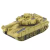 LEAN TOYS Carro de combate militar T90 com controlo remoto RC luzes sons areia 1:18