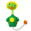 LEAN TOYS Brinquedo de banho tartaruga com fonte de peixe duche ventosas
