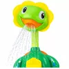 LEAN TOYS Brinquedo de banho tartaruga com fonte de peixe duche ventosas