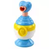 LEAN TOYS Conjunto de brinquedos de banho pato distribuidor de sabão copo azul