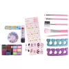 LEAN TOYS Conjunto de beleza bolsa de cosmética com divisórias ajustáveis